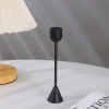 In-stock Nordic-style American candles, pure black candlestick base, three-piece set for model room decoration, small candlestick decorative ornaments Application Scenario